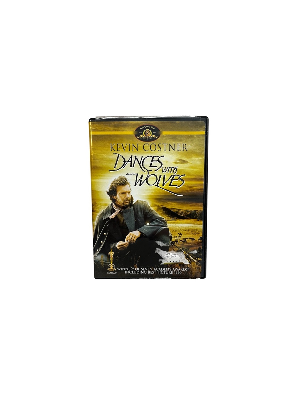 Dances with Wolves (DVD, 1990, Full Screen) Kevin Costner